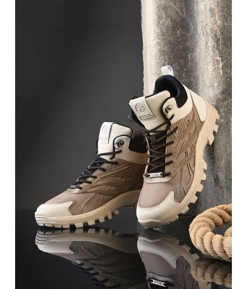 OFF LIMITS RAFTAR Beige Hiking Shoes