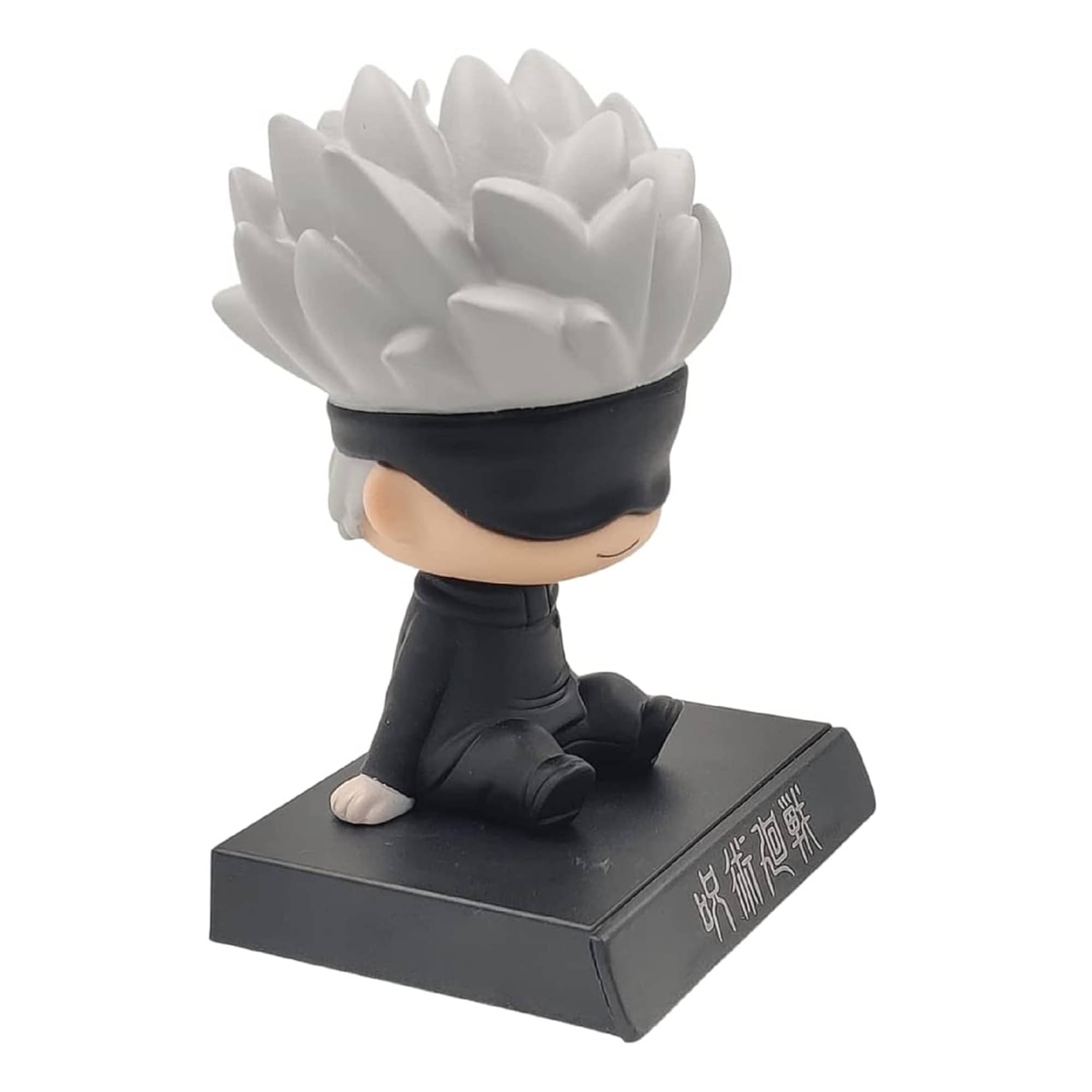 Super Hero Gege Akutami's Jujutsu Kaisen Satoru Gojo Action Figure Bobblehead with Mobile Holder for Car Dashboard,Office Desk & Study Table (Pack of 1) Super Hero Gege Akutami's Jujutsu Kaisen Satoru Gojo Action Figure Bobblehead with Mobile Holder for Car Dashboard,Office Desk & Study Table (Pack of 1)