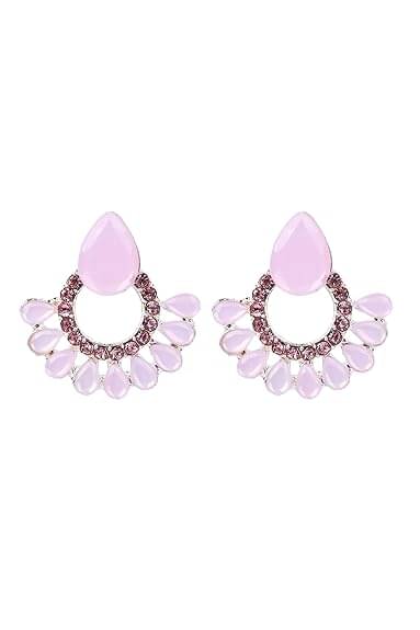     			Opus Gems Light Pink Stud Earrings ( Pack of 1 )