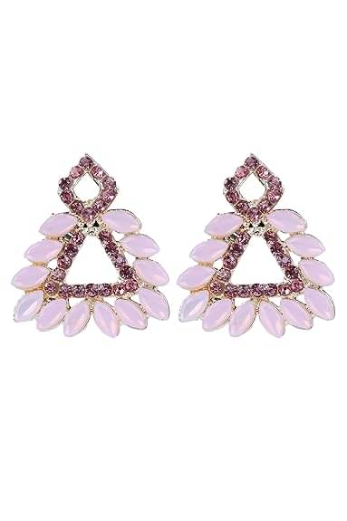     			Opus Gems Light Pink Stud Earrings ( Pack of 1 )