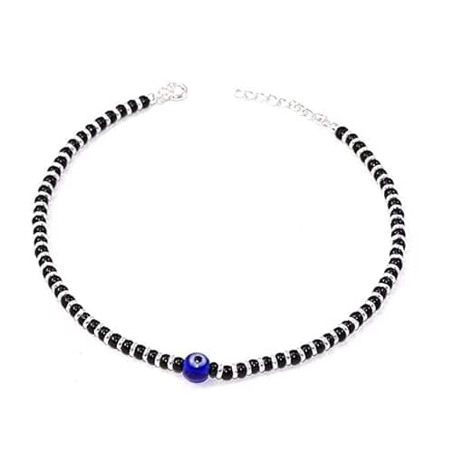     			Opus Gems Silver Anklets ( Pack of 2 )