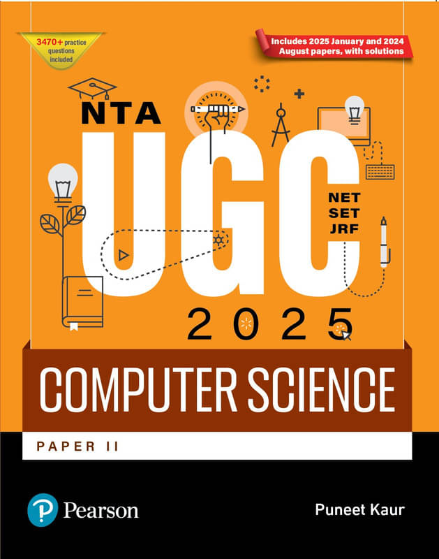 Pearson NTA UGC NET, SET, JRF Paper 2 Computer Science (edition – 2025) | Includes January 2025 & August 2024 Papers with Solutions | - 1st Edition     			Pearson NTA UGC NET, SET, JRF Paper 2 Computer Science (edition – 2025) | Includes January 2025 & August 2024 Papers with Solutions | - 1st Edition