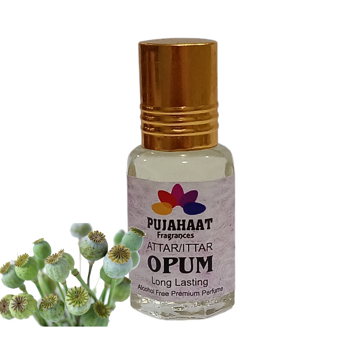     			Pujahaat Bright Crystal Non- Alcoholic Miniature Attar ( Pack of 1 )