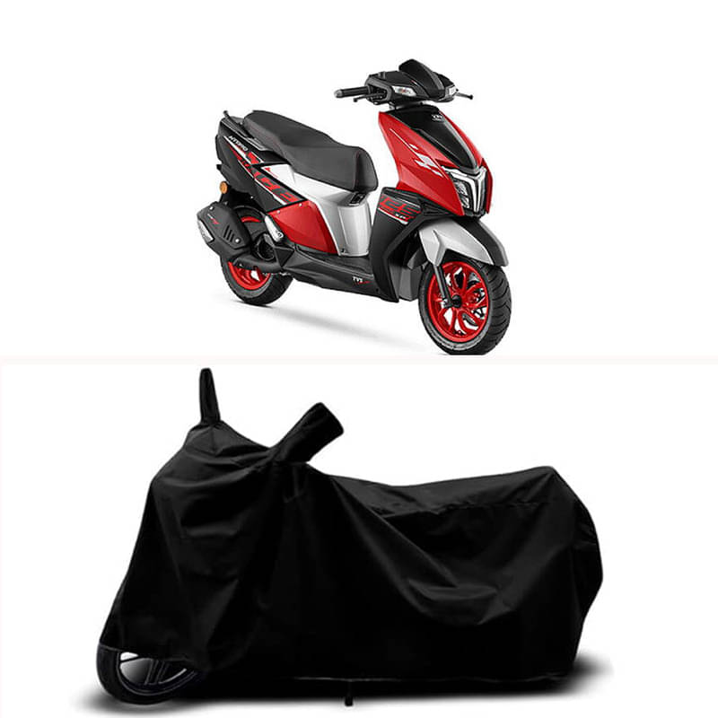     			RABABLI Bike Body Cover for TVS TVS NTORQ 125 Race ( Pack of 1 ) , Black