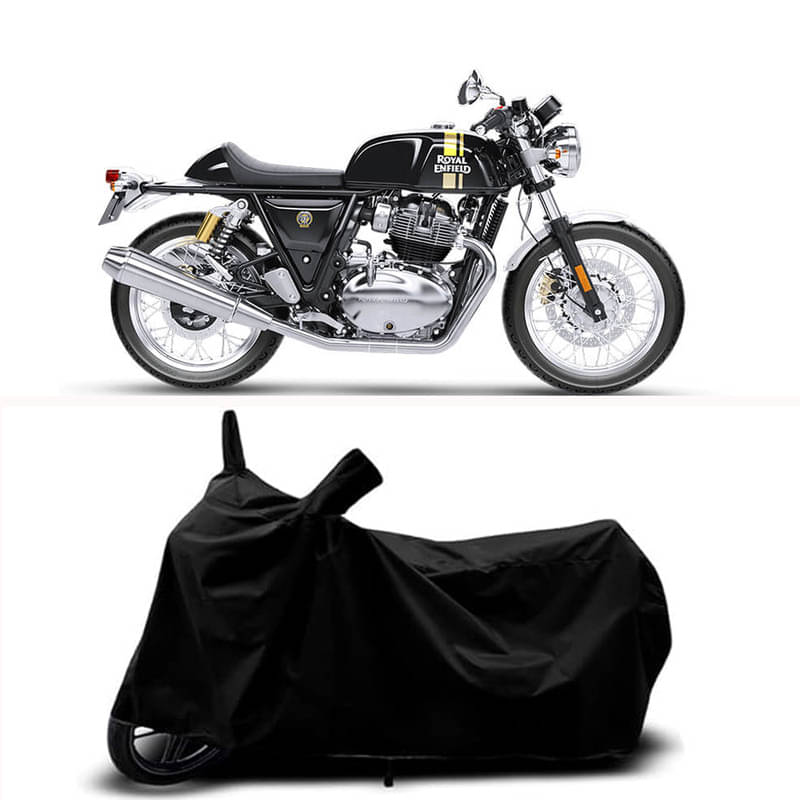     			RABABLI Bike Body Cover for Royal Enfield Royal Enfie Continental GT 650 Storm ( Pack of 1 ) , Black