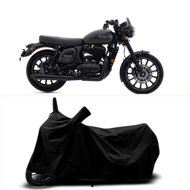     			RABABLI Bike Body Cover for Jawa Jawa Dual Channel ( Pack of 1 ) , Black