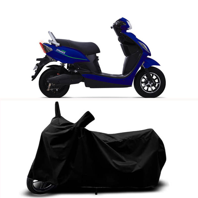RABABLI Bike Body Cover for PURE EV PURE EV ETrance+ ( Pack of 1 ) , Black RABABLI Bike Body Cover for PURE EV PURE EV ETrance+ ( Pack of 1 ) , Black