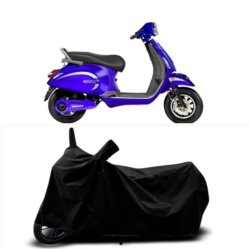 RABABLI Bike Body Cover for PURE EV PURE EV Epluto 7G STD ( Pack of 1 ) , Black RABABLI Bike Body Cover for PURE EV PURE EV Epluto 7G STD ( Pack of 1 ) , Black