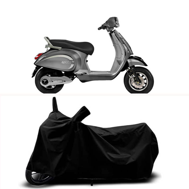 RABABLI Bike Body Cover for PURE EV PURE EV Epluto STD ( Pack of 1 ) , Black RABABLI Bike Body Cover for PURE EV PURE EV Epluto STD ( Pack of 1 ) , Black