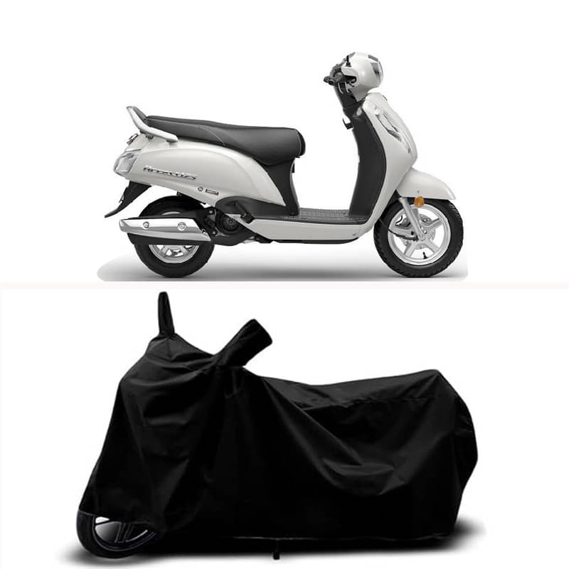     			RABABLI Bike Body Cover for Suzuki Suzuki Access 125 Drum ( Pack of 1 ) , Black