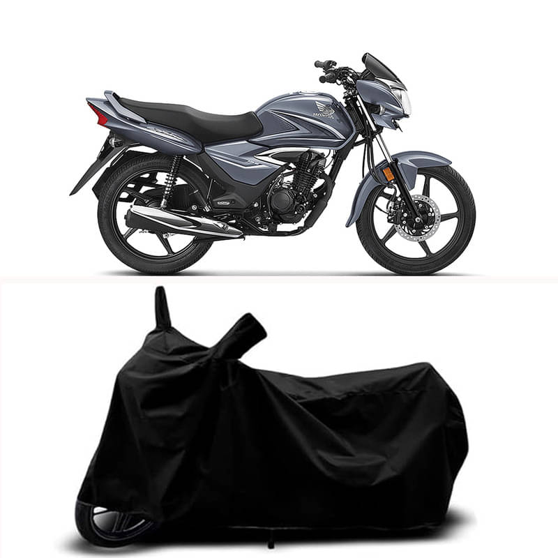     			RABABLI Bike Body Cover for Honda Honda Shine Disc ( Pack of 1 ) , Black