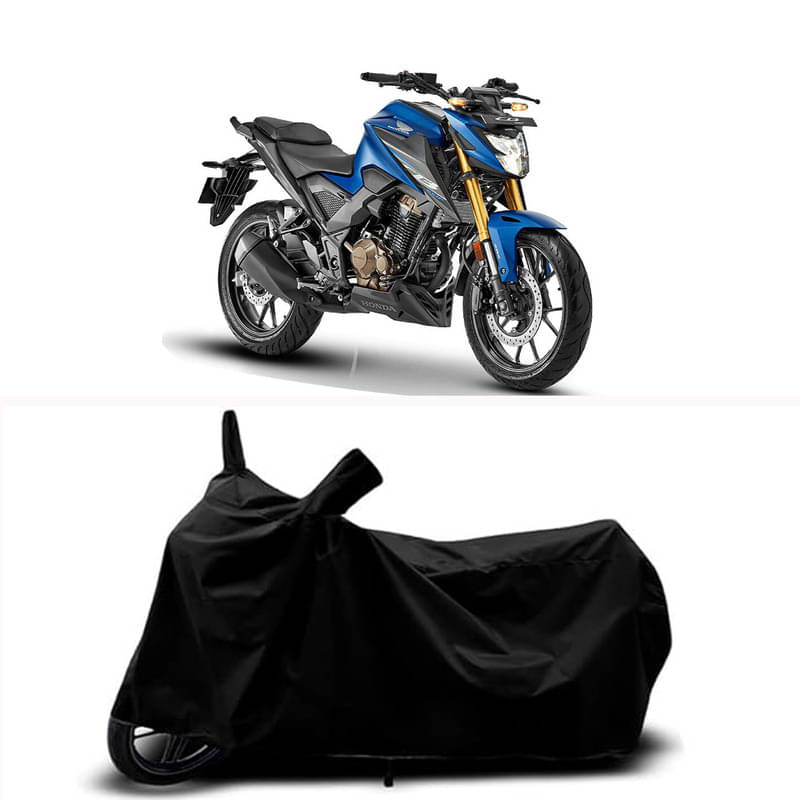 RABABLI Bike Body Cover for Honda Honda CB300F Deluxe ( Pack of 1 ) , Black RABABLI Bike Body Cover for Honda Honda CB300F Deluxe ( Pack of 1 ) , Black