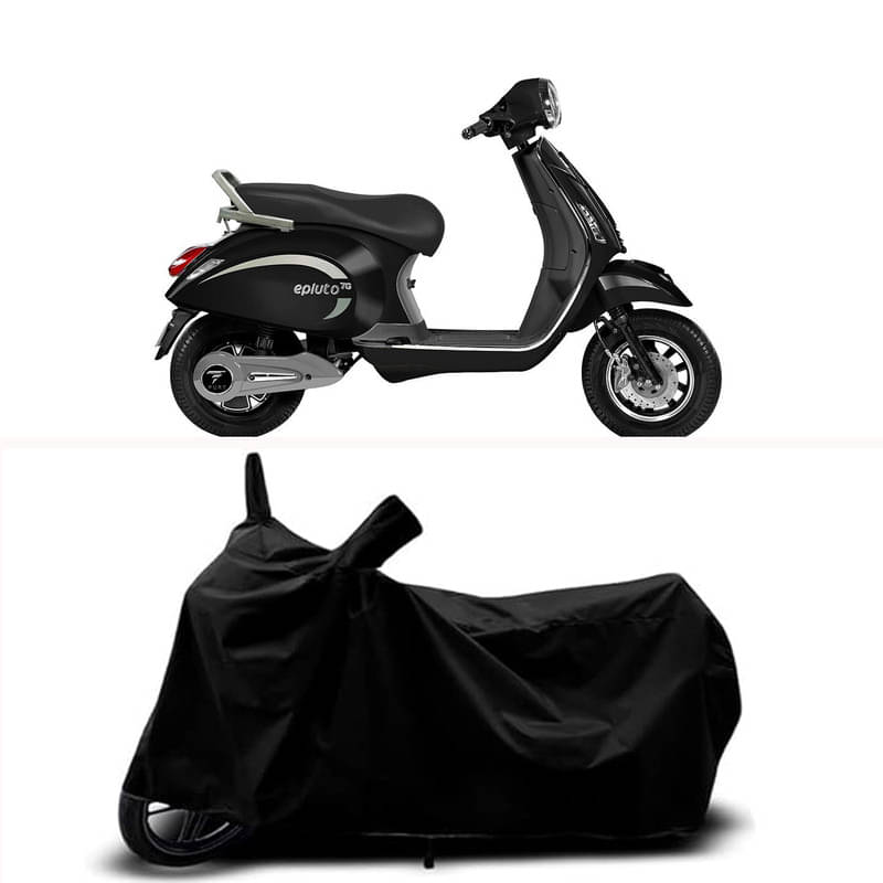RABABLI Bike Body Cover for PURE EV PURE EV Epluto 7G ( Pack of 1 ) , Black RABABLI Bike Body Cover for PURE EV PURE EV Epluto 7G ( Pack of 1 ) , Black
