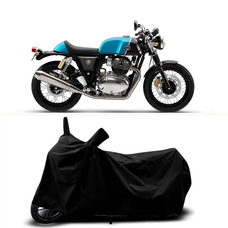     			RABABLI Bike Body Cover for Royal Enfield Royal Enfie Continental GT 650 ( Pack of 1 ) , Black