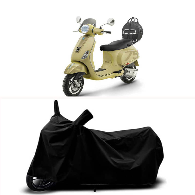 RABABLI Bike Body Cover for Vespa Vespa VXL 150 BS6 ( Pack of 1 ) , Black RABABLI Bike Body Cover for Vespa Vespa VXL 150 BS6 ( Pack of 1 ) , Black