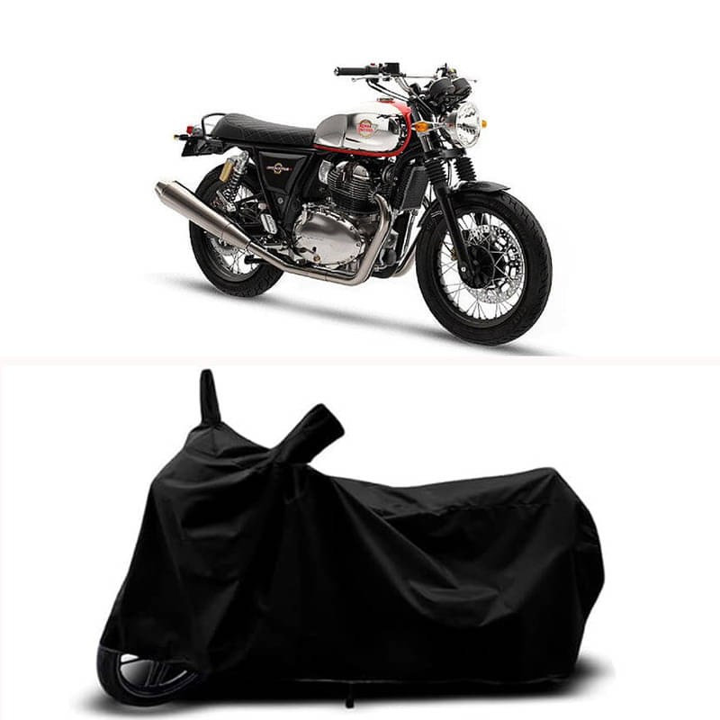     			RABABLI Bike Body Cover for Royal Enfield Royal Enfie Interceptor 650 Strip ( Pack of 1 ) , Black