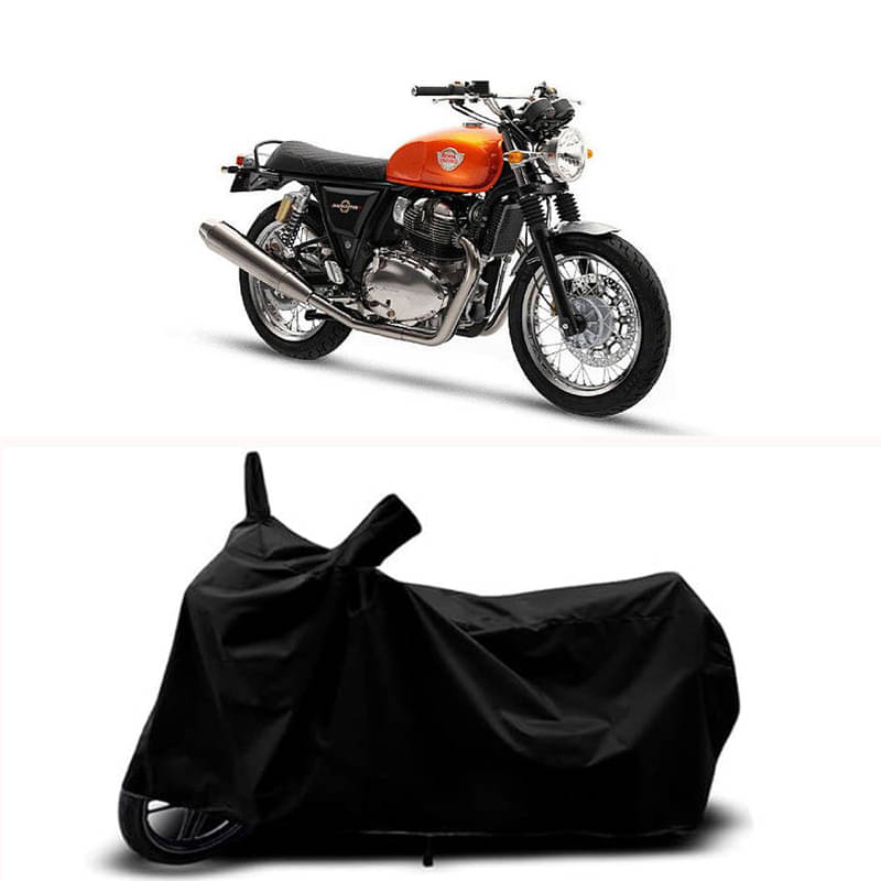     			RABABLI Bike Body Cover for Royal Enfield Royal Enfie Interceptor 650 ( Pack of 1 ) , Black
