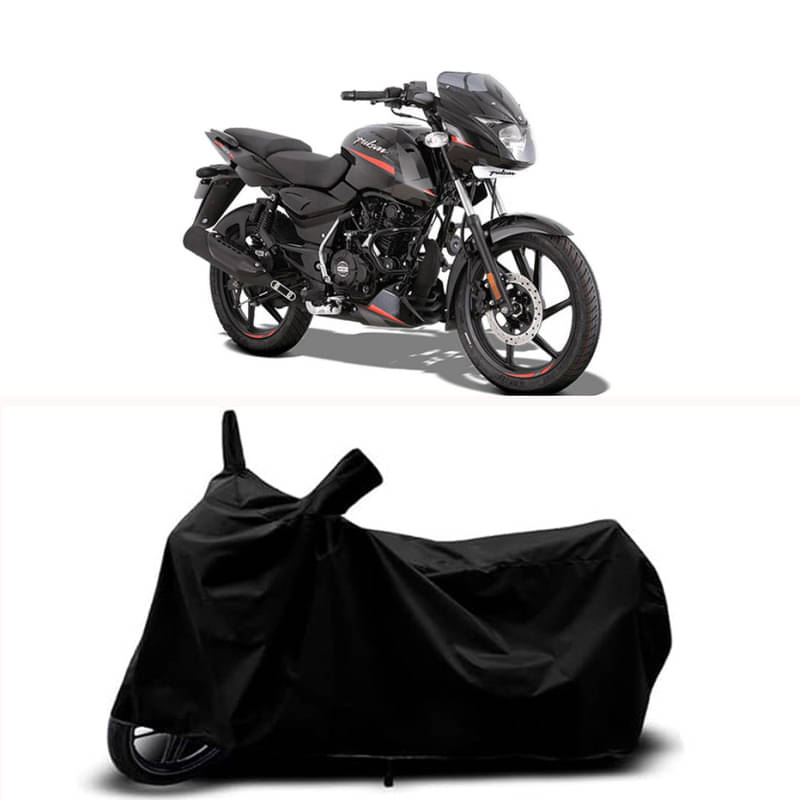 RABABLI Bike Body Cover for Bajaj Bajaj Pulsar 125 ( Pack of 1 ) , Black RABABLI Bike Body Cover for Bajaj Bajaj Pulsar 125 ( Pack of 1 ) , Black