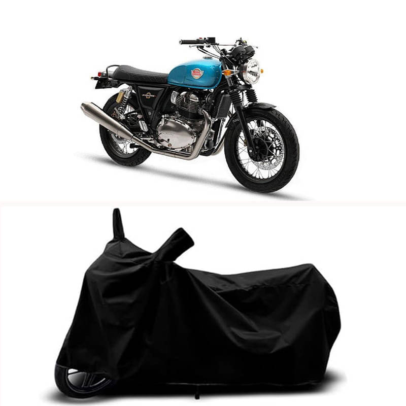     			RABABLI Bike Body Cover for Royal Enfield Royal Enfie Interceptor 650 ABS ( Pack of 1 ) , Black