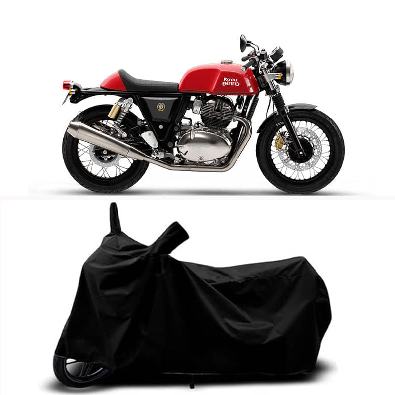     			RABABLI Bike Body Cover for Royal Enfield Royal Enfie Continental GT 650 Rocker ( Pack of 1 ) , Black