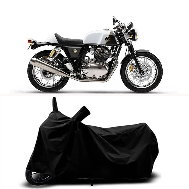     			RABABLI Bike Body Cover for Royal Enfield Royal Enfie Continental GT 650 BS6 ( Pack of 1 ) , Black