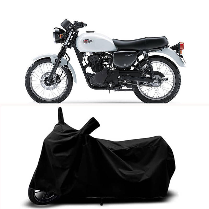 RABABLI Bike Body Cover for kawasaki KawasaW175 BS6 ( Pack of 1 ) , Black RABABLI Bike Body Cover for kawasaki KawasaW175 BS6 ( Pack of 1 ) , Black