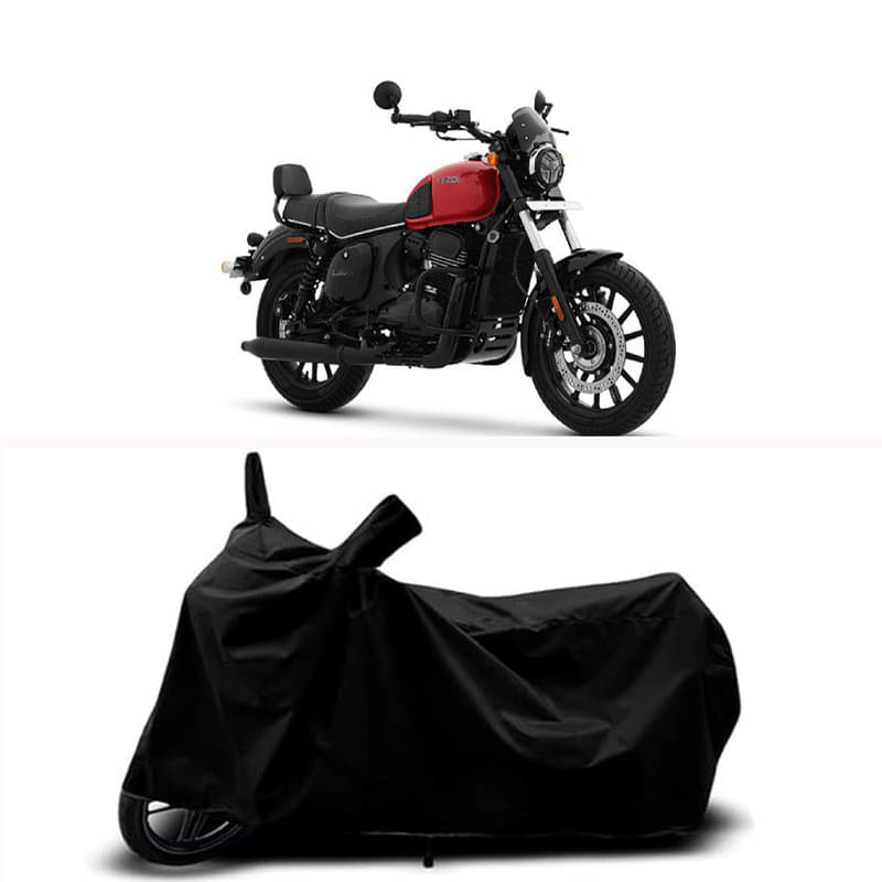     			RABABLI Bike Body Cover for Yezdi Yezdi Roadster Inferno ( Pack of 1 ) , Black