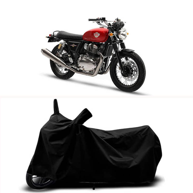     			RABABLI Bike Body Cover for Royal Enfield Royal Enfie Interceptor 650 ABS ( Pack of 1 ) , Black