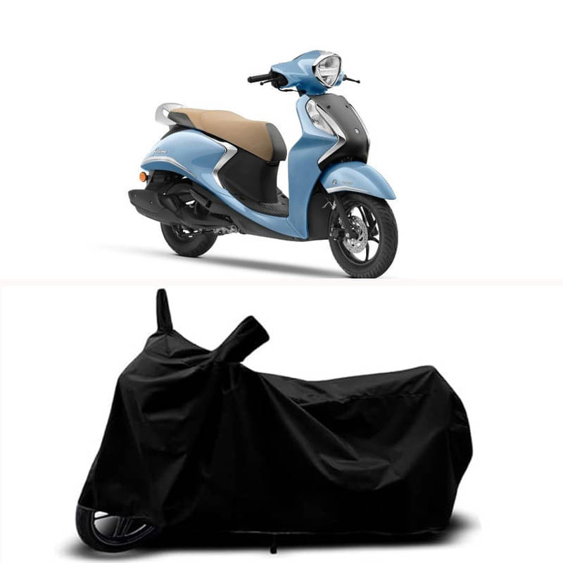 RABABLI Bike Body Cover for Yamaha Yamaha Fascino 125 Hybrid ( Pack of 1 ) , Black RABABLI Bike Body Cover for Yamaha Yamaha Fascino 125 Hybrid ( Pack of 1 ) , Black
