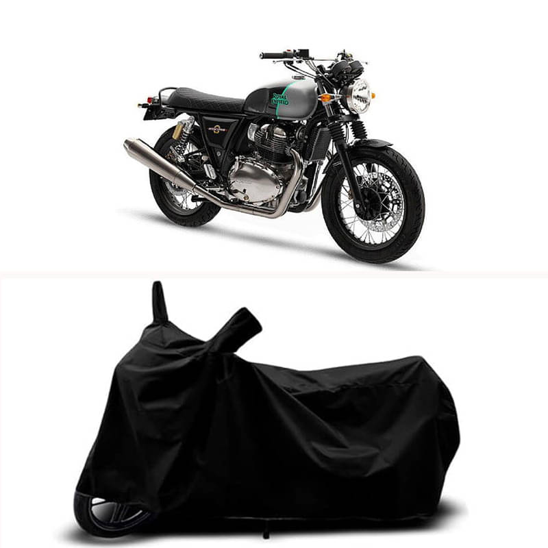     			RABABLI Bike Body Cover for Royal Enfield Royal Enfie Interceptor 650 Mark ( Pack of 1 ) , Black