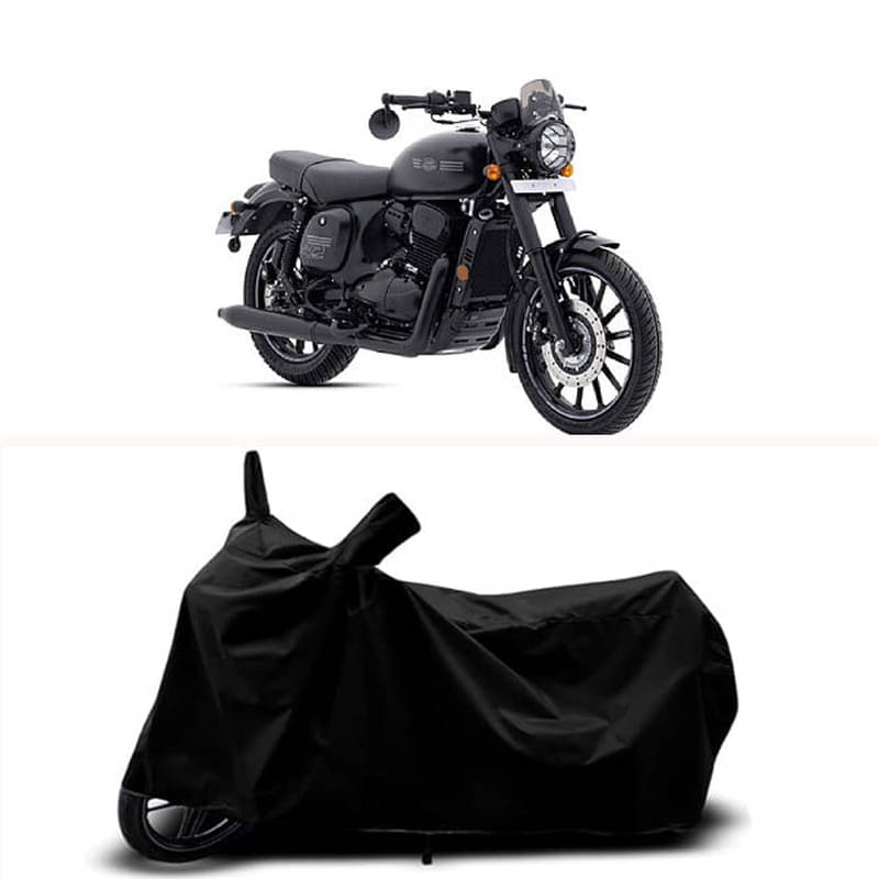     			RABABLI Bike Body Cover for Jawa Jawa 42 2.1 STD ( Pack of 1 ) , Black