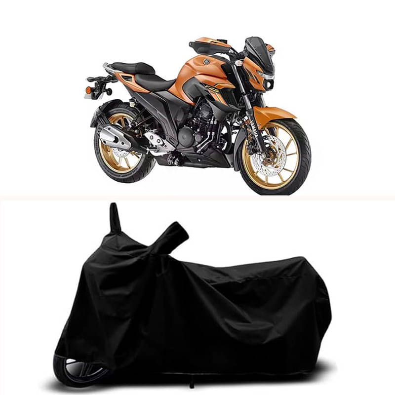     			RABABLI Bike Body Cover for Yamaha Yamaha FZS 25 STD ( Pack of 1 ) , Black