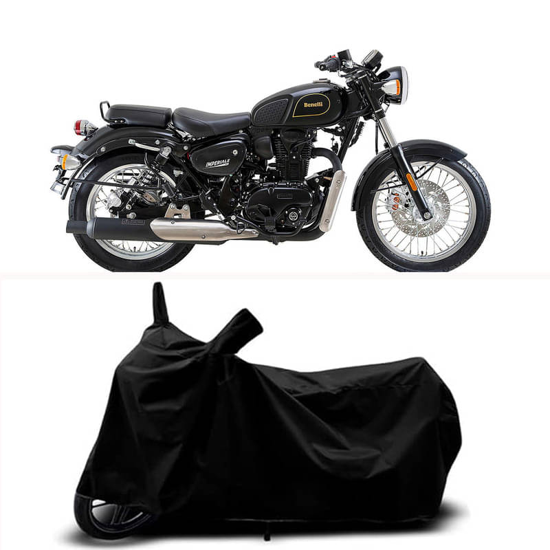 RABABLI Bike Body Cover for Benelli Benelli Imperiale 400 BS6 ( Pack of 1 ) , Black     			RABABLI Bike Body Cover for Benelli Benelli Imperiale 400 BS6 ( Pack of 1 ) , Black
