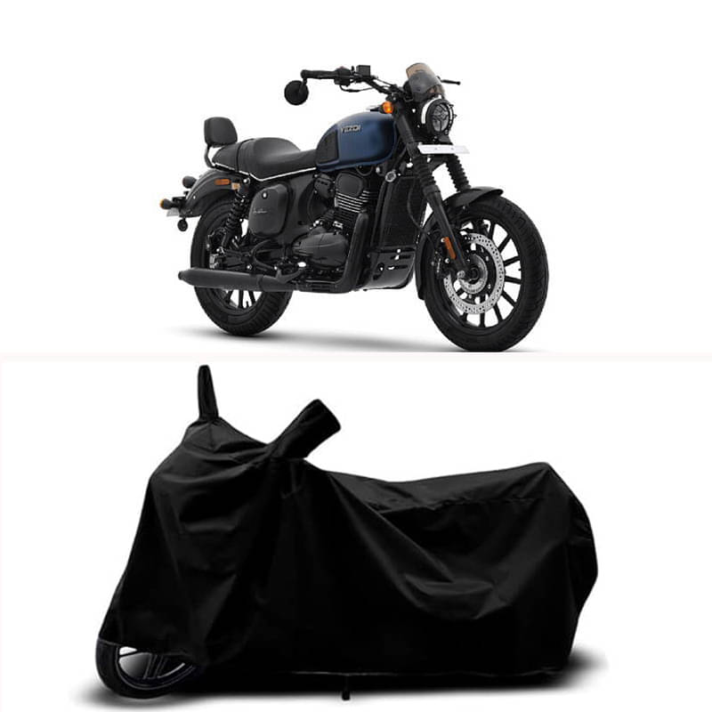     			RABABLI Bike Body Cover for Yezdi Yezdi Roadster Steel ( Pack of 1 ) , Black