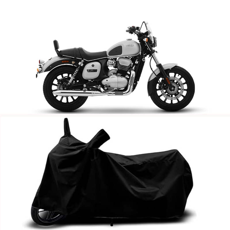     			RABABLI Bike Body Cover for Yezdi Yezdi Roadster ( Pack of 1 ) , Black