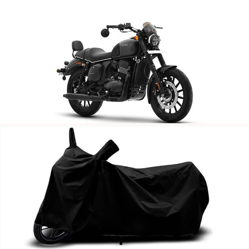     			RABABLI Bike Body Cover for Yezdi Yezdi Roadster Gallant ( Pack of 1 ) , Black