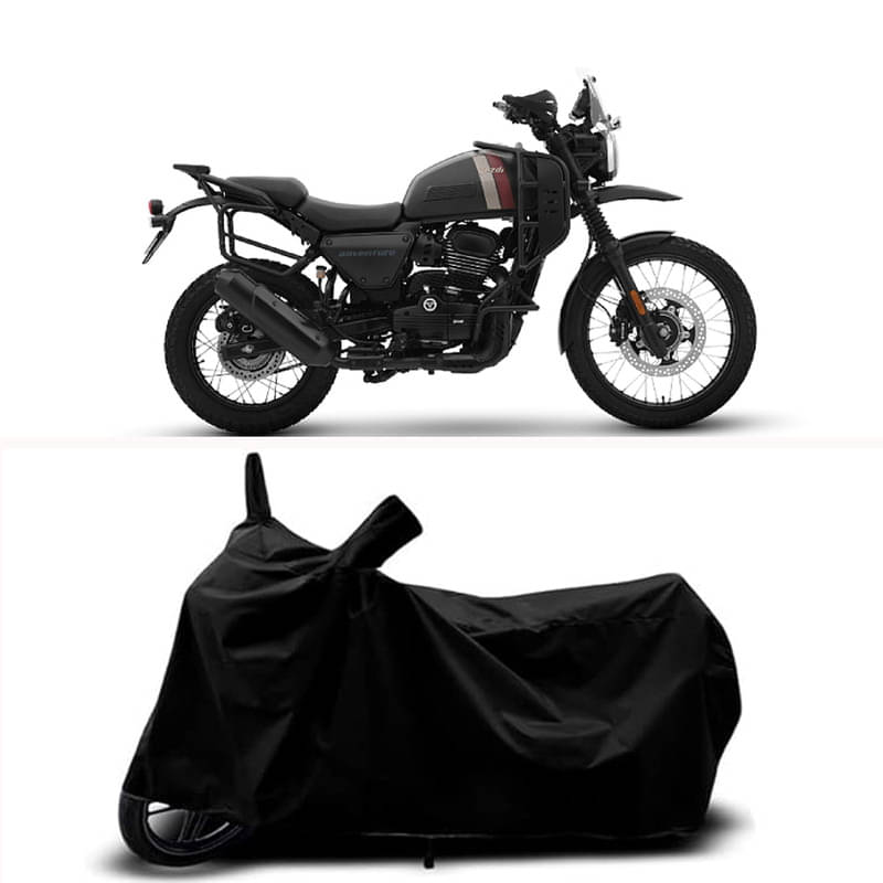 RABABLI Bike Body Cover for Yezdi Yezdi Adventure Mambo ( Pack of 1 ) , Black RABABLI Bike Body Cover for Yezdi Yezdi Adventure Mambo ( Pack of 1 ) , Black