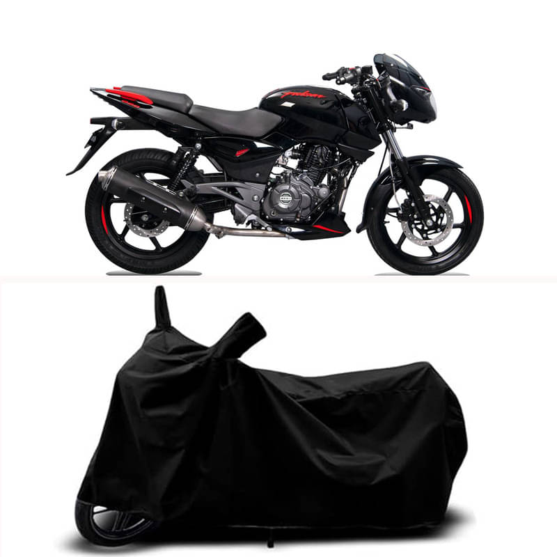 RABABLI Bike Body Cover for Bajaj Bajaj Pulsar 150 Twin Disc BS6 ( Pack of 1 ) , Black RABABLI Bike Body Cover for Bajaj Bajaj Pulsar 150 Twin Disc BS6 ( Pack of 1 ) , Black