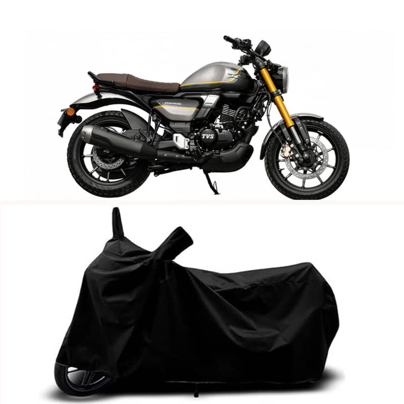 RABABLI Bike Body Cover for TVS TVS Ronin ( Pack of 1 ) , Black RABABLI Bike Body Cover for TVS TVS Ronin ( Pack of 1 ) , Black