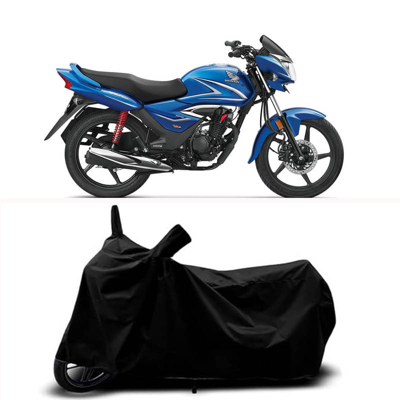     			RABABLI Bike Body Cover for Honda Honda Shine Disc ( Pack of 1 ) , Black