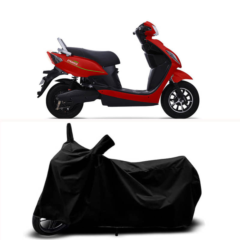 RABABLI Bike Body Cover for PURE EV PURE EV ETrance Neo STD ( Pack of 1 ) , Black RABABLI Bike Body Cover for PURE EV PURE EV ETrance Neo STD ( Pack of 1 ) , Black