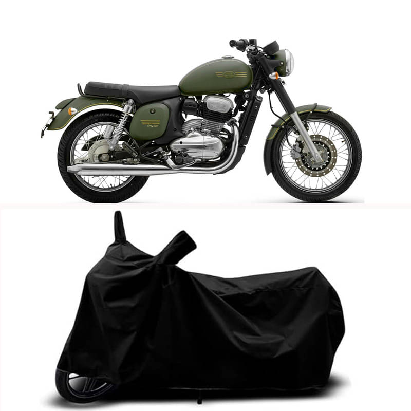 RABABLI Bike Body Cover for Jawa Jawa Forty Two Galactic ( Pack of 1 ) , Black     			RABABLI Bike Body Cover for Jawa Jawa Forty Two Galactic ( Pack of 1 ) , Black