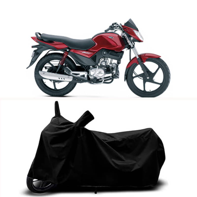 RABABLI Bike Body Cover for Mahindra Mahindra Stallio 110 ( Pack of 1 ) , Black RABABLI Bike Body Cover for Mahindra Mahindra Stallio 110 ( Pack of 1 ) , Black