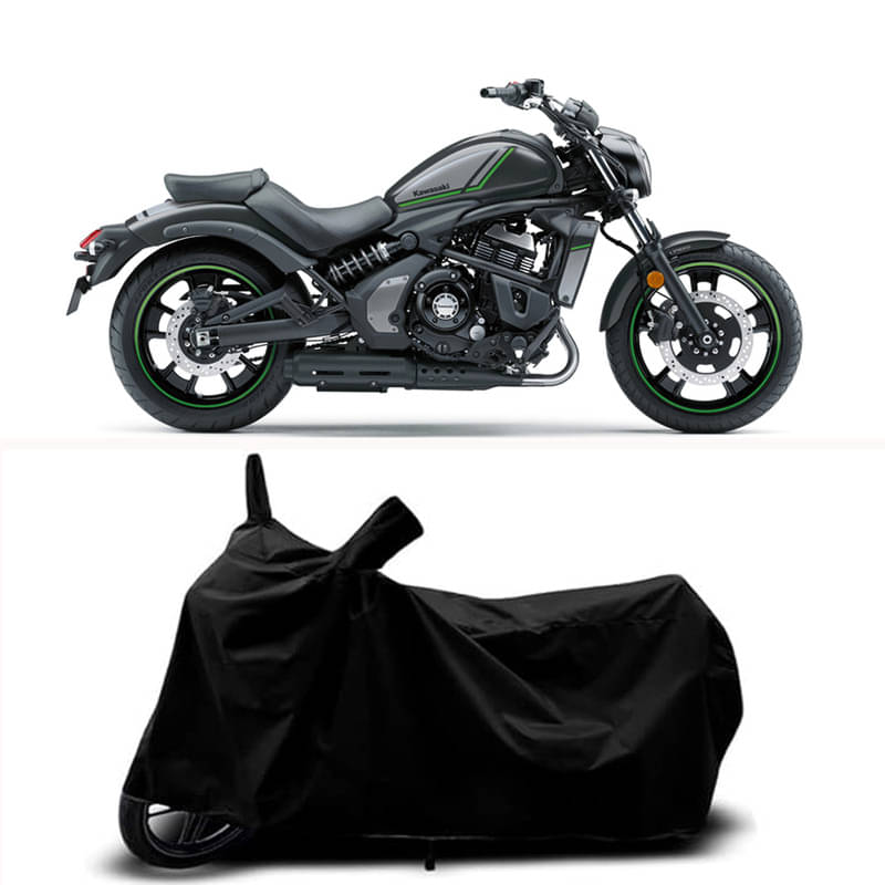 RABABLI Bike Body Cover for kawasaki KawasaVulcan S ( Pack of 1 ) , Black     			RABABLI Bike Body Cover for kawasaki KawasaVulcan S ( Pack of 1 ) , Black