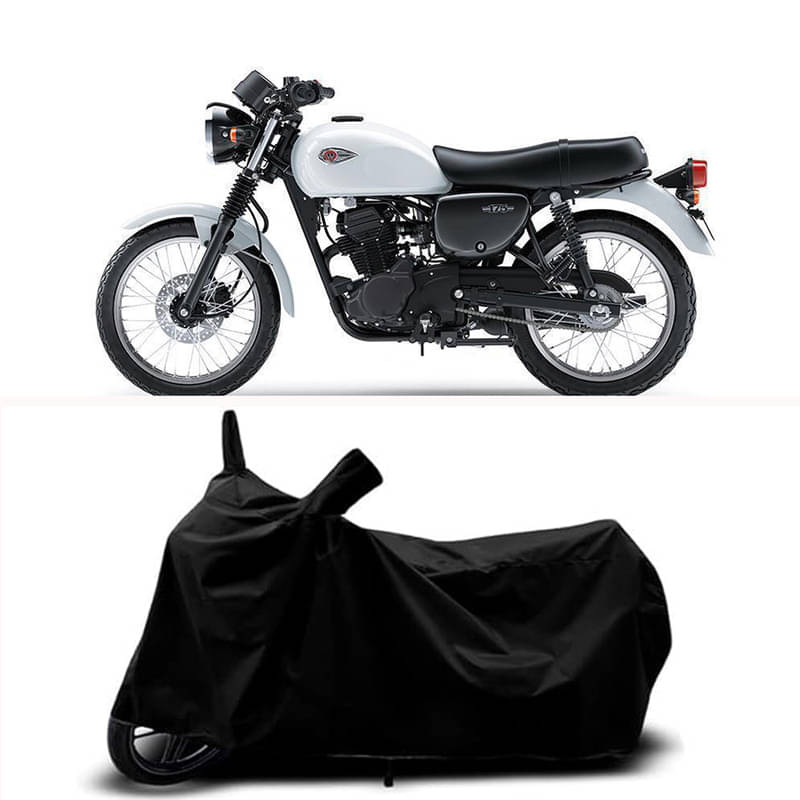 RABABLI Bike Body Cover for kawasaki KawasaW175 ( Pack of 1 ) , Black RABABLI Bike Body Cover for kawasaki KawasaW175 ( Pack of 1 ) , Black