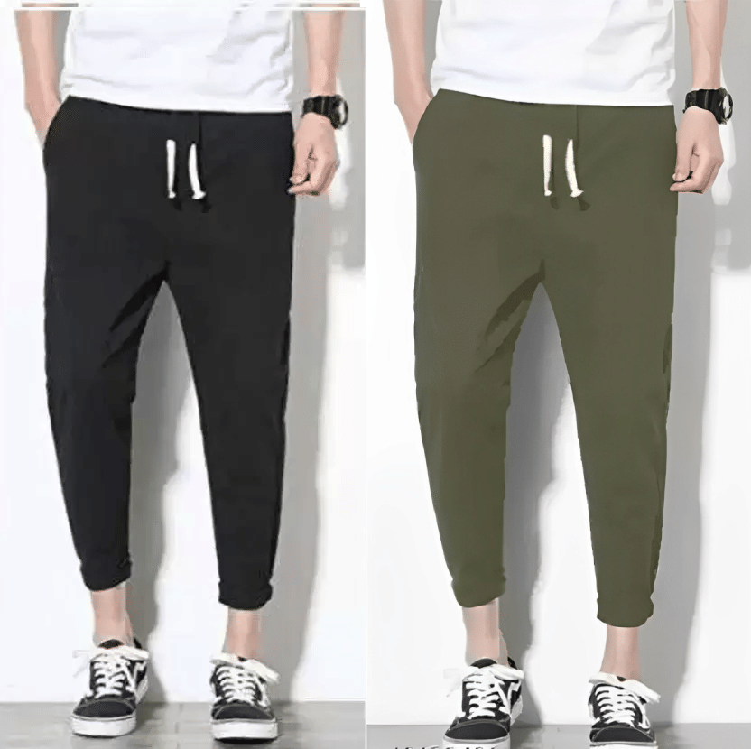 Reya Multicolor Polyester Men's Trackpants ( Pack of 2 ) - Track Pants | Buy online on ZillyBuy