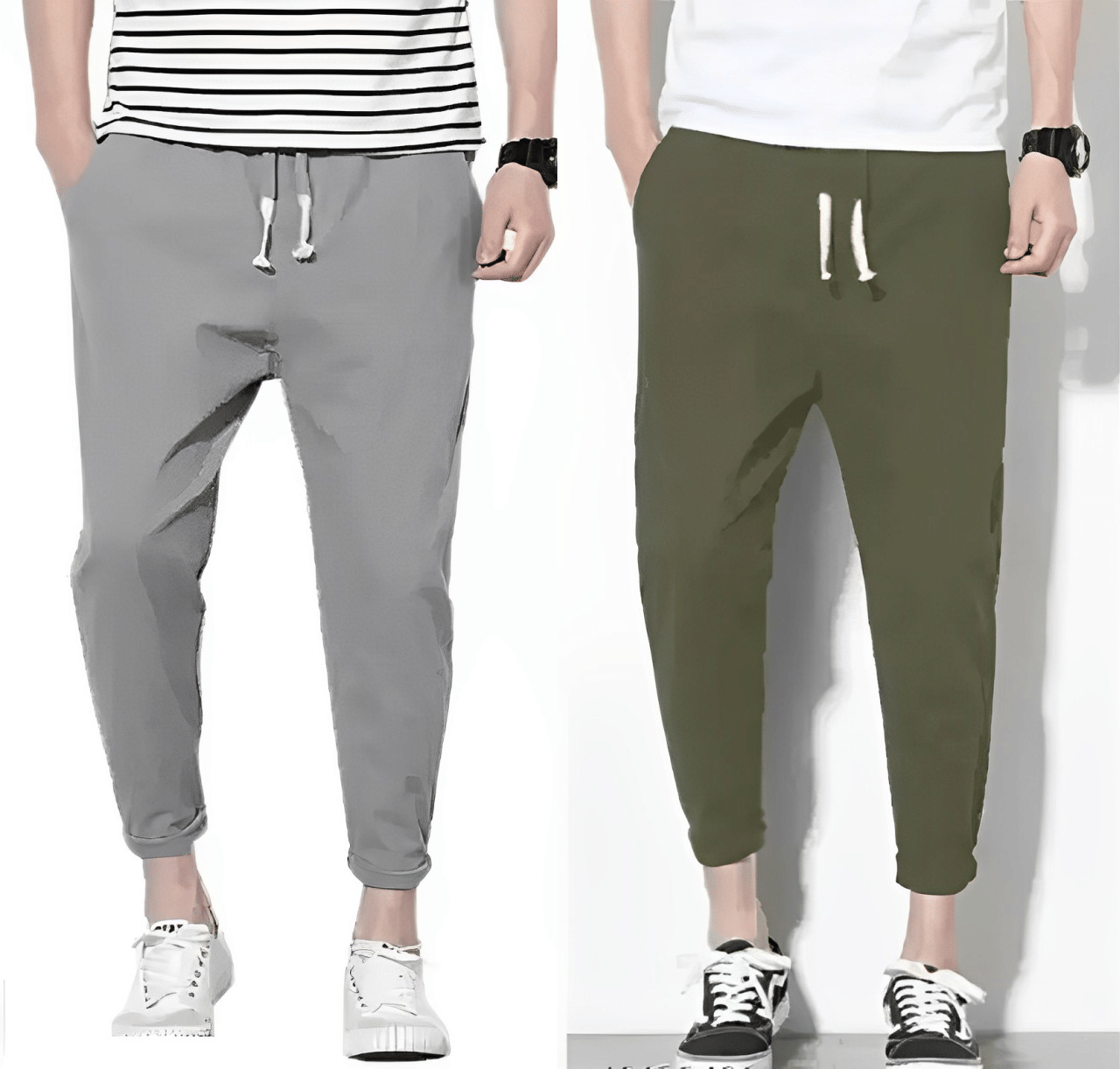     			Reya Multicolor Polyester Men's Trackpants ( Pack of 2 )