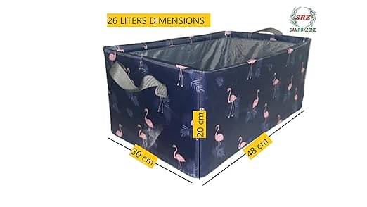     			SRZ Samrukzone Metal Frame 26 Liter Wardrobe Clothes Organizer