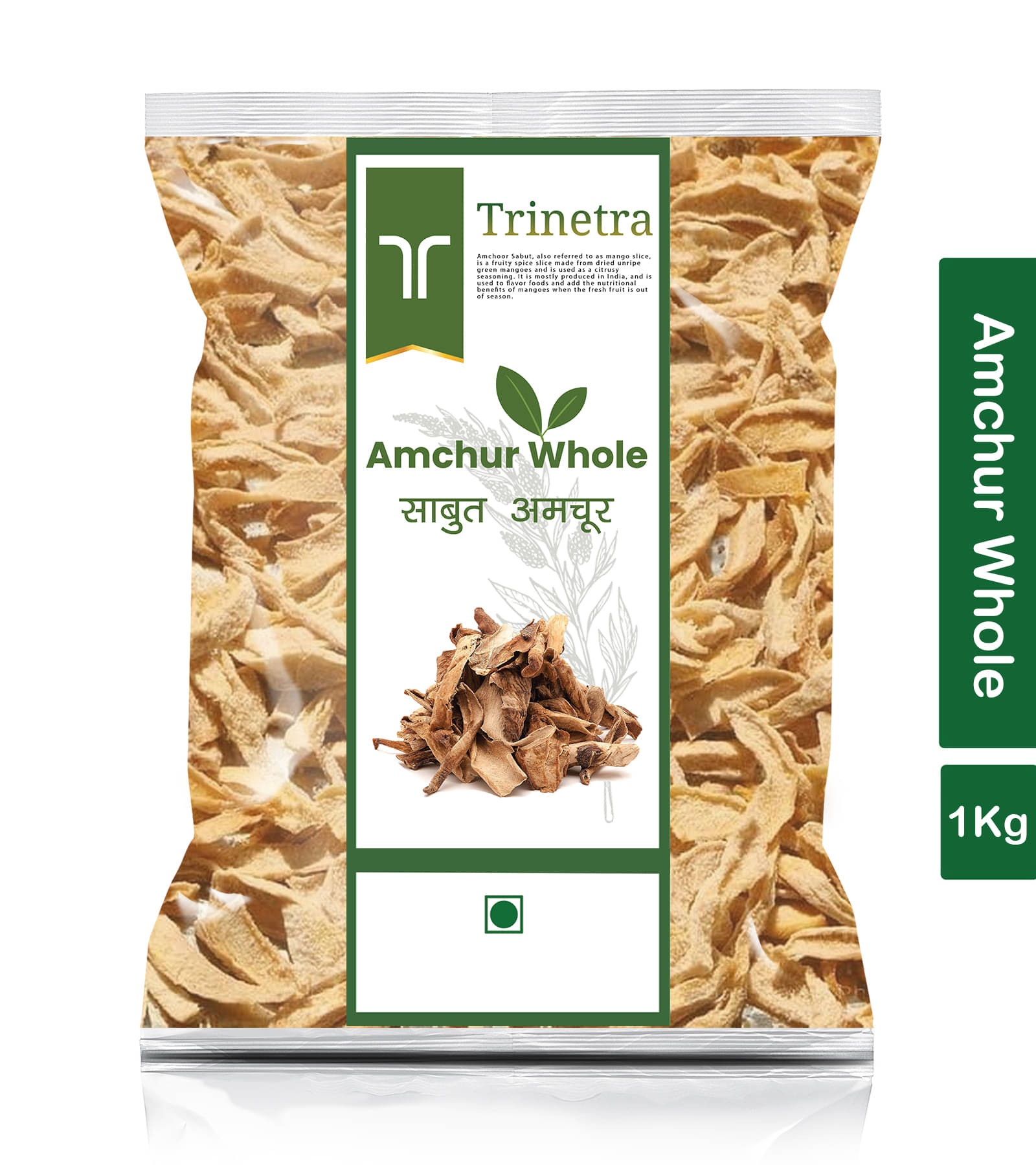 Trinetra Amchur Sabut 1 kg     			Trinetra Amchur Sabut 1 kg