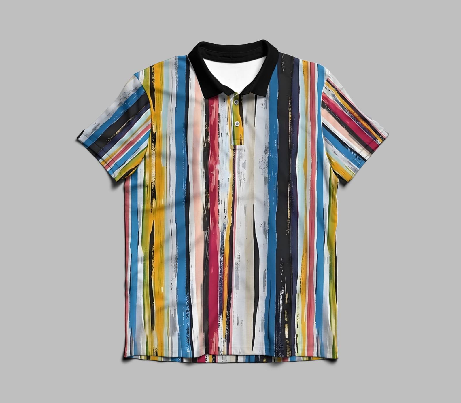 Tshirts Buddy Men Cotton Blend Regular Fit Striped Polo T Shirt ( Multicolor ) Tshirts Buddy Men Cotton Blend Regular Fit Striped Polo T Shirt ( Multicolor )